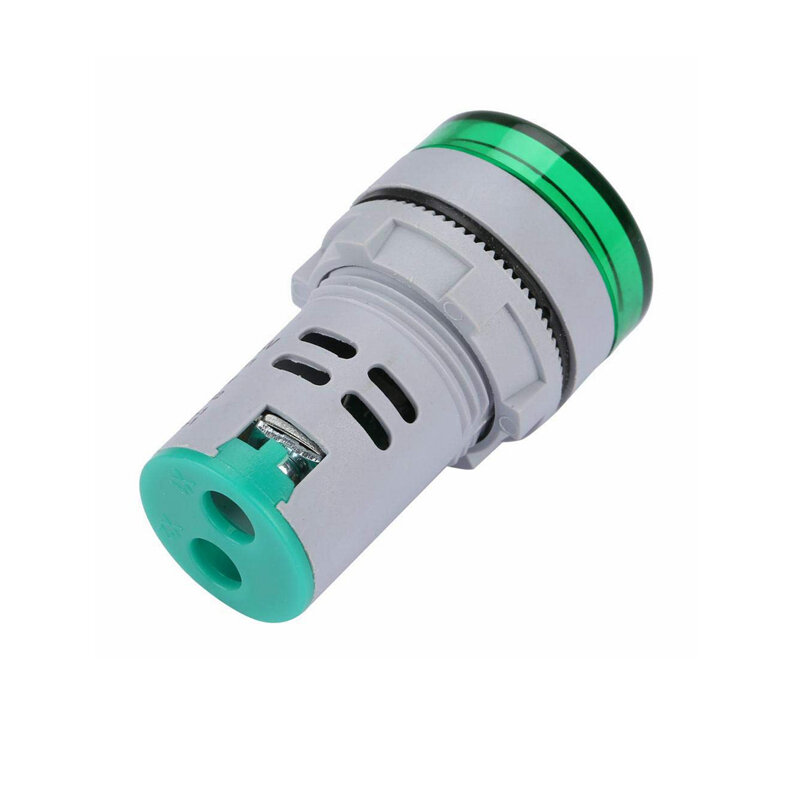 Led voltímetro luzes de sinal display digital medidor de volt medidor de tensão indicador da lâmpada testador faixa de medição ac 20-500v