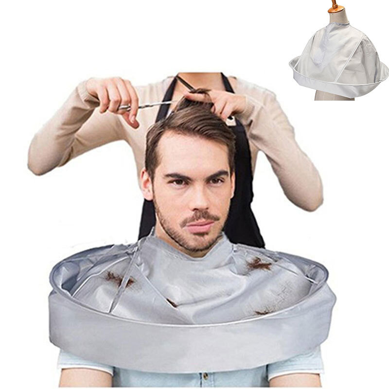 Capa de corte para peluquería, accesorio en forma de paraguas para corte de pelo y afeitado
