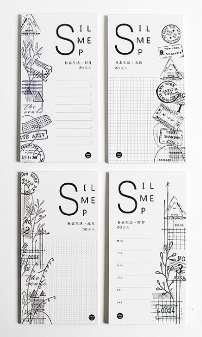 Simple Life Note Pad Memo Pad (1Pack = 30Pieces)