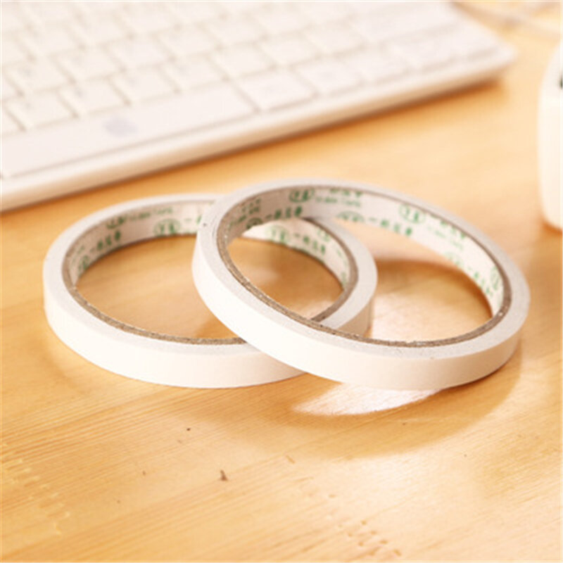 Two cotton paper glue stationery double-sided transparent DIY high viscosity tear tape wholesale Teaching equipment for office s