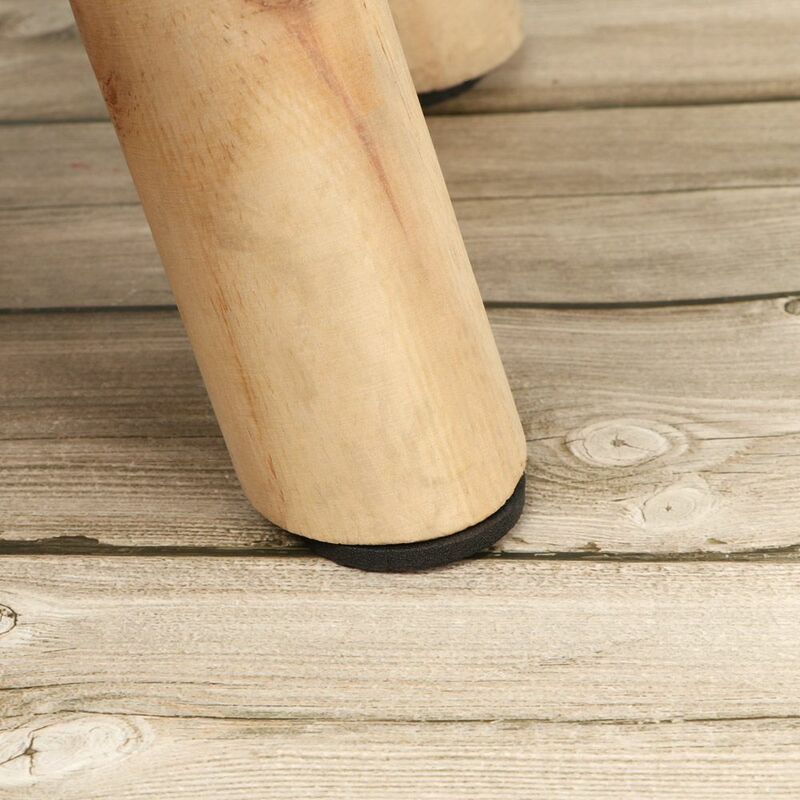 1/4/9/16 pces almofadas de pé de móveis de espuma preta auto-adesivo quadrado mesa redonda pés cobre cadeira sofá anti-deslizamento tapete protetores de assoalho