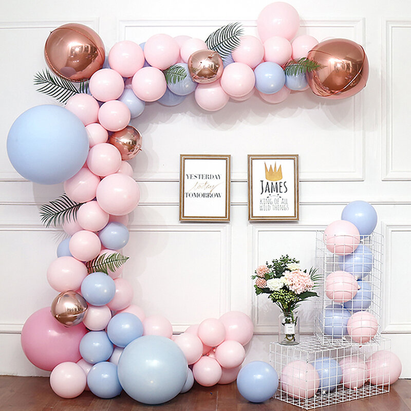 5M dekory łańcuch balonowy tło dekoracyjne gumowe akcesoria balonowe łańcuch balonowy Arch klipy na wesele urodziny