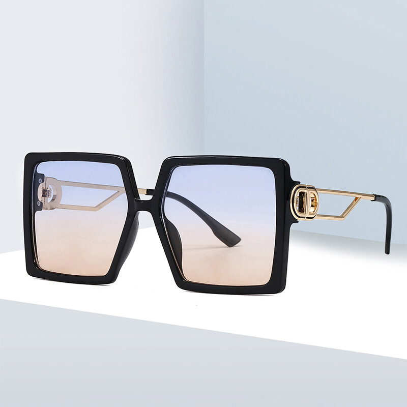 2020 novo vintage quadrado óculos de sol moda feminina tons de design da marca de luxo óculos uv400 rosa óculos de sol grandes dimensões