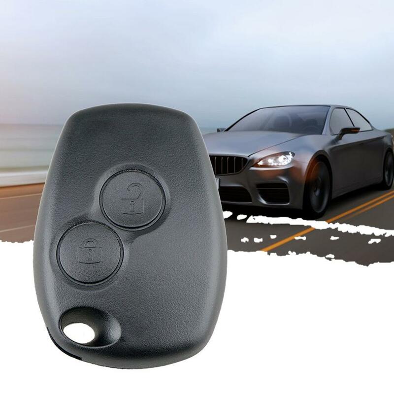 New 2 Buttons Car Key Shell Remote Fob Cover Case Blank Fob For Renault Dacia Modus Clio 3 Twingo Kangoo 2 No Logo