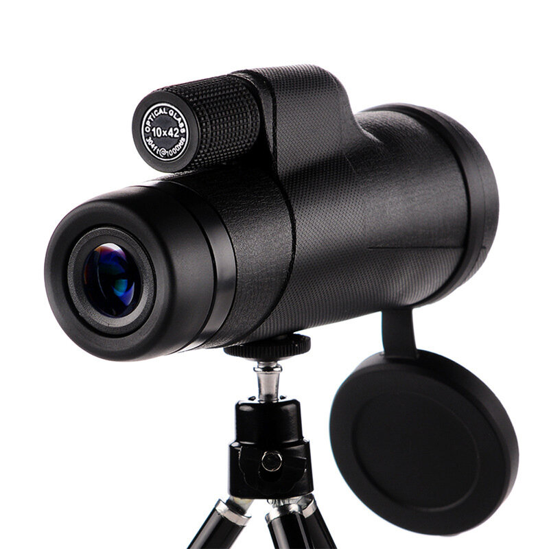 10X42 12X50 HD ที่มีประสิทธิภาพกล้องโทรทรรศน์ระยะไกล Mini กล้องโทรทรรศน์ BAK4 FMC Optics สำหรับล่าสัตว์กีฬากลางแจ้ง camping