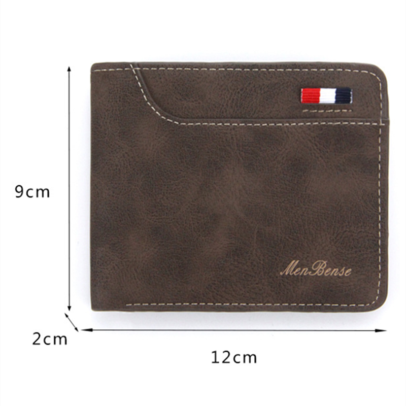 2024 portfel w nowym stylu, moda na co dzień, portfel na karty krótki akapit PU wielofunkcyjny składany portfel