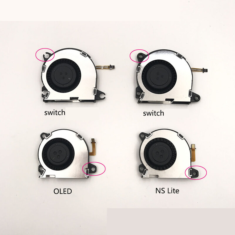 OEM i oryginalny DIY utrzymuj wewnętrzny wentylator chłodzący część zamienna do przełącznika i przełącznika Nintendo Lite i przełącznika akcesoria OLED
