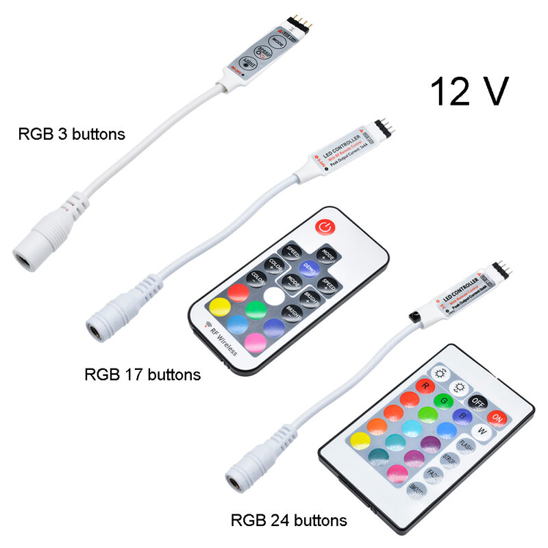 Lampu setrip LED USB 3528SMD pita pita lampu LED, lampu latar layar Desktop TV RGB, pita Strip pengendali jarak jauh IR