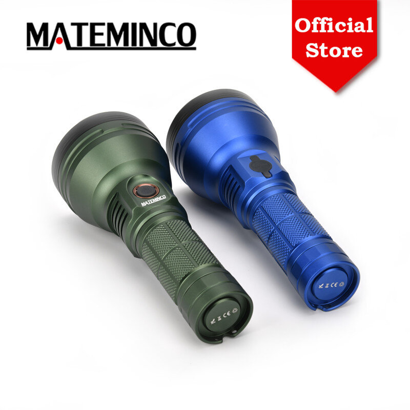 MATEMINCO-Long Range Throw lanterna LED, USB Tipo C, lanterna recarregável para caça, pesca, PD90S, SFH55, 9300LM, 924m