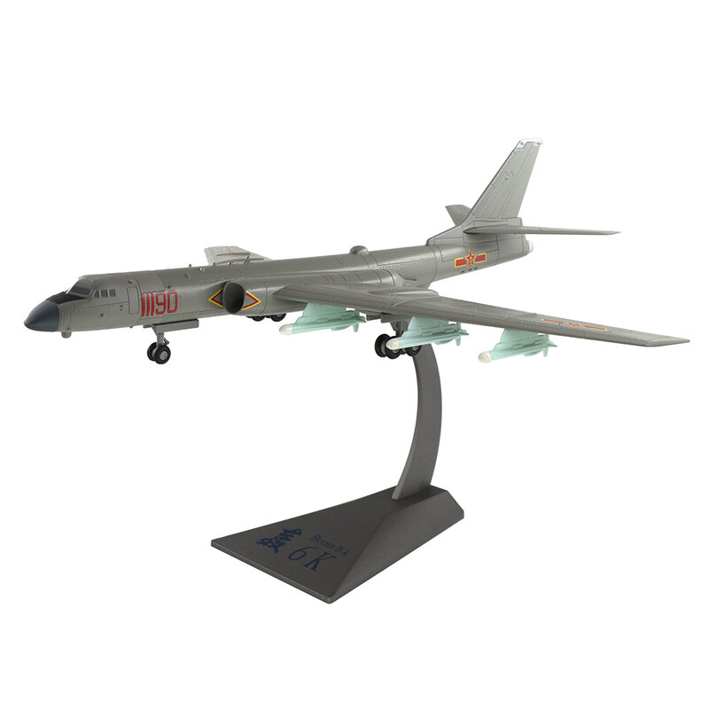 Модель самолета H6K из сплава в масштабе 1/100, пилотник китайского ВВС, игрушки-истребители, подарок для детей, коллекция
