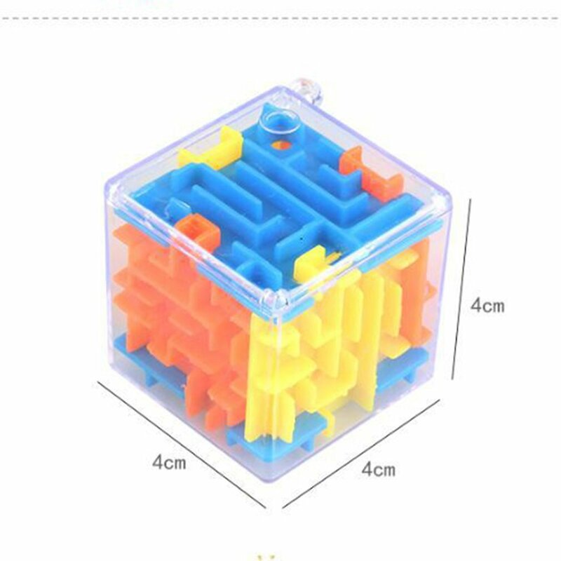 Cube magique labyrinthe 3D pour enfants, puzzle de cube de vitesse, jeu de puzzle, jouet intelligent pour bébé, jouets portables, cadeaux pour enfants, nouveau