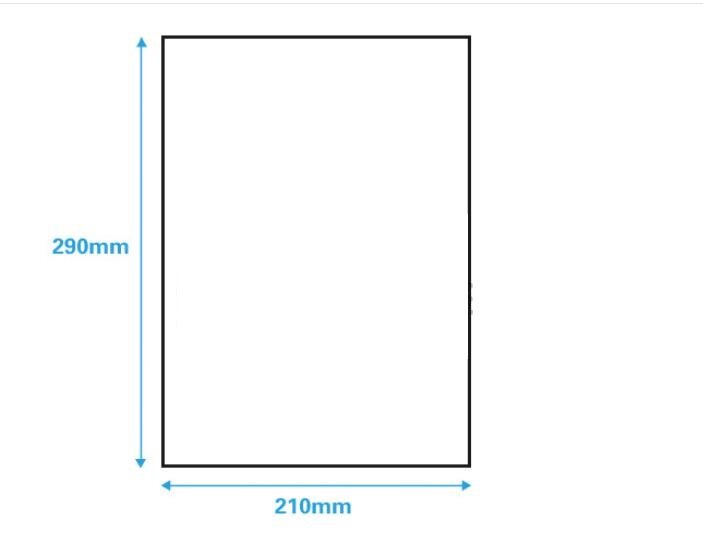 100 Sheets/Lot A4 Size Blank Kraft Sticker/Zelfklevende A4Kraft Label Papier Voor Laser Inkjet Printer verpakking Label