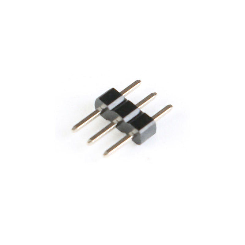 Passo 2.0mm 10 pezzi intestazione pin fila singola intestazione pin diritta 1*2/3/4/5/6/8/10/12/40 connessione PCB placcata in oro