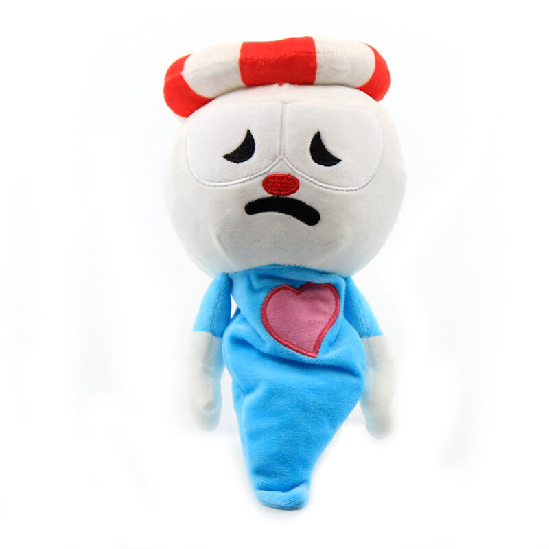 Mugman Soft Plush Stuffed Toys para crianças, Cute Cartoon Doll, Xmas Gifts, Xmas Boss King Dice, Cuphead, 13 estilos