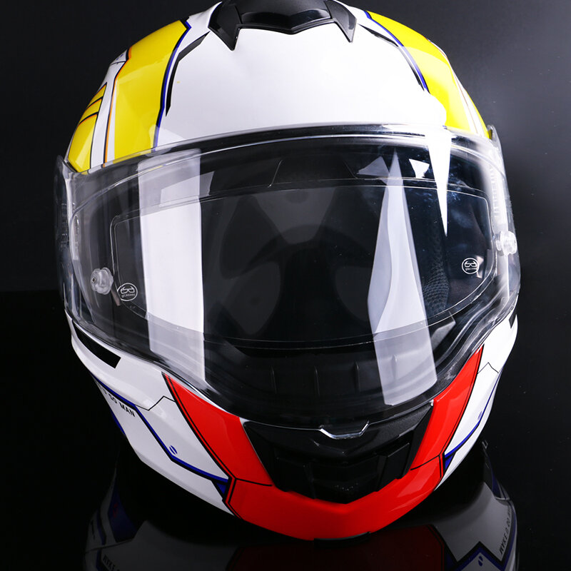 Película de parche antivaho transparente para casco de PC, película de lente Universal para visera de motocicleta, escudo resistente a la niebla, accesorios de carreras de Moto