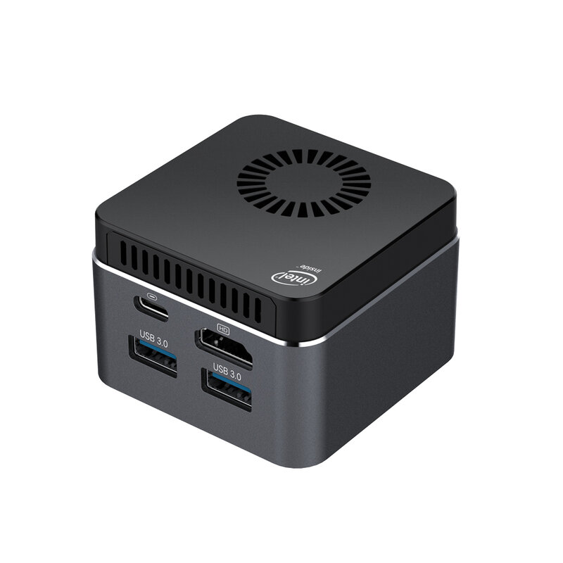 Mini PC Portable Intel Celeron N4100 J4125, 8 go de RAM, 256 go de SSD, ordinateur de bureau avec prise HDMI, TF, Bluetooth, Windows 10/11