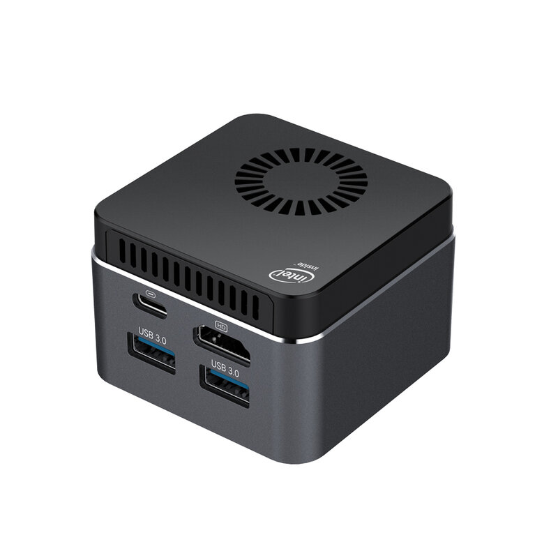 Tragbare Mini PC Intel Celeron N4100 J4125 HDMI Mini PC 8G RAM 256G SSD Desktop Mini Computer TF bluetooth Windows 10/11