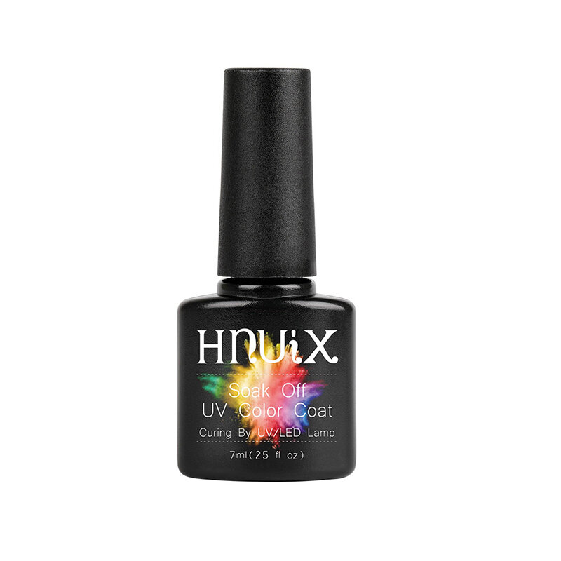 HNUIX-esmalte de uñas en Gel para manicura, esmalte de uñas en Gel de color rojo chino para capa Base superior, diseño de uñas Hybird, imprimación artística, 7,3 ML