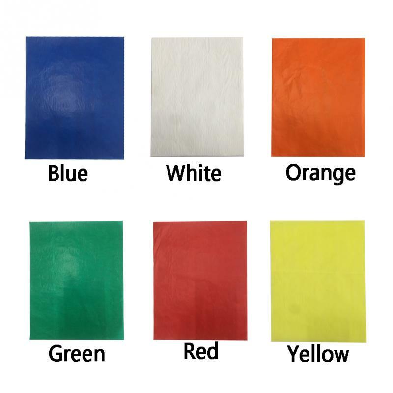 Papeles de carbono A4 coloridos, papel de calco de pintura para oficina en casa, transferencia de dibujo de tela de un lado, 21x100 CM, 29,7 unidades