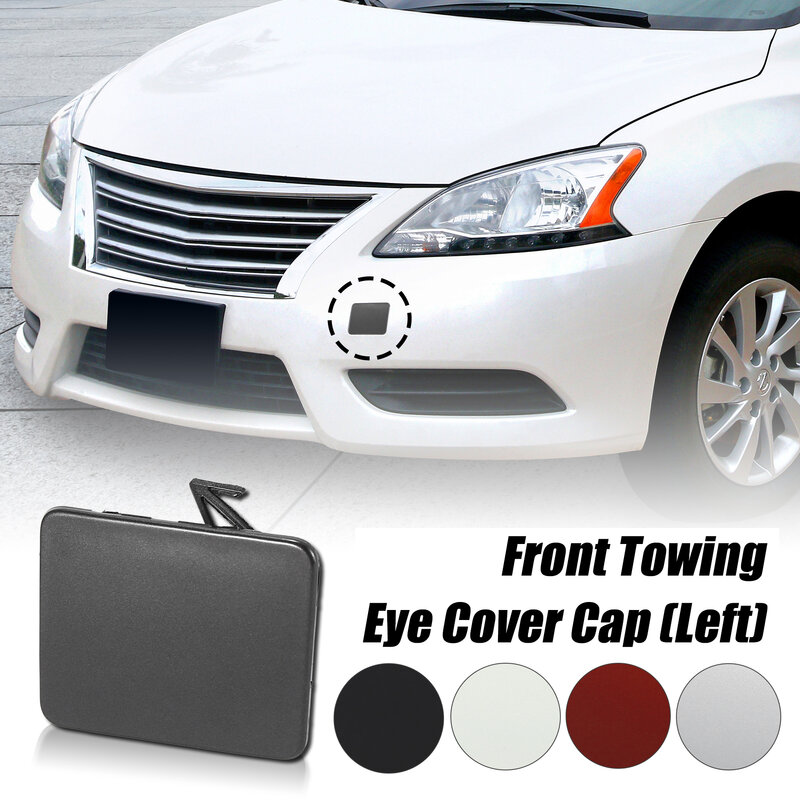 Uxcell Voorbumper Trekhaak Towing Eye Cover Cap Vervanging 622A0-3SH0A Voor Nissan Sentra 2013 2014 2015