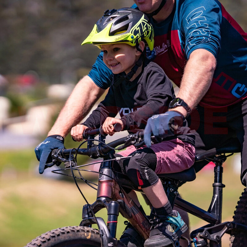 Front mounted child mtb bike seat handlebars 250mm for Children kids 2-5 years mountain bicycle handlebar 25.4mm 31.8mm