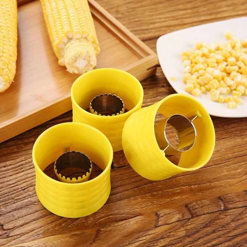 Creative Fresh Corn Stripper Cob Cutter rimuovi accessori da cucina utensili da cucina Cob Remover Kerneler Peeler Sheller