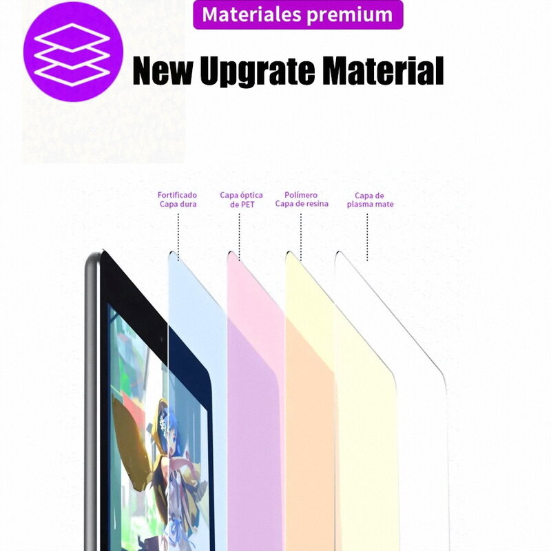 Protector de pantalla antideslumbrante para Surface Pro 4, 5, 6, 7 Plus, película de escritura de pintura PET mate de 12,3 pulgadas para Pro4 Pro5 Pro7
