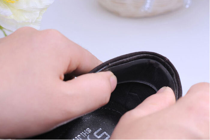 Gel de silicone protetor de calcanhar macio almofada protetor pé pés cuidados sapato inserção palmilha durável sapatos acessórios venda quente
