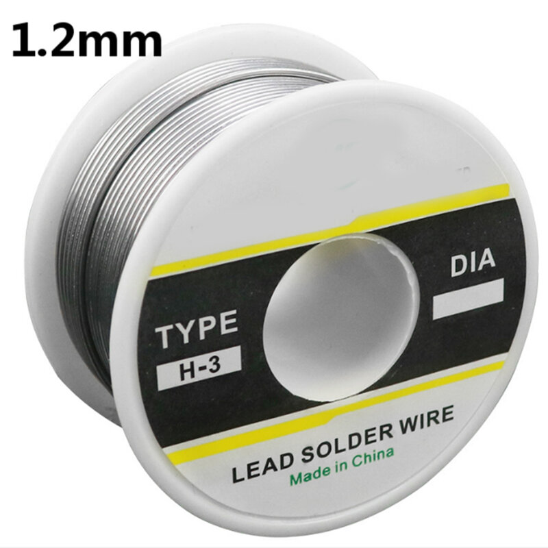 Solder Wire High Activity Lead Tin Wire 100g Small Coil Rosin Core 0.8/1.0/1.2mm Electric soldering iron consumables accessories