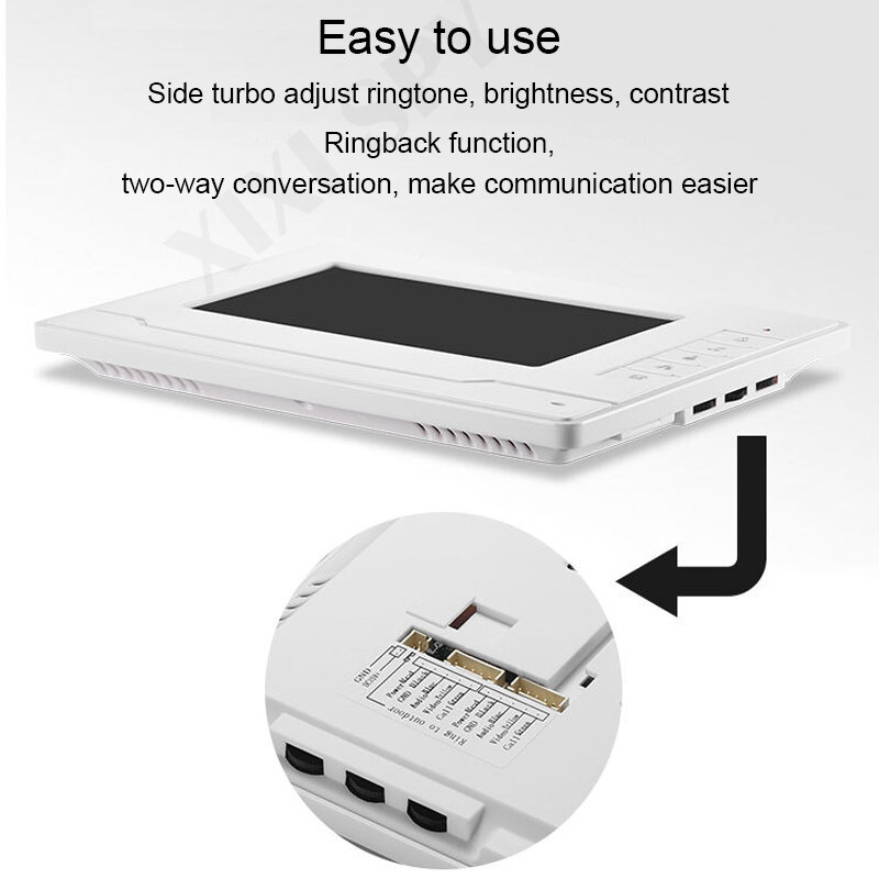 Xixi spy vídeo porteiro campainha para uma casa privada casa homefong monitor painel de chamada telefone entryphone e tela videofone