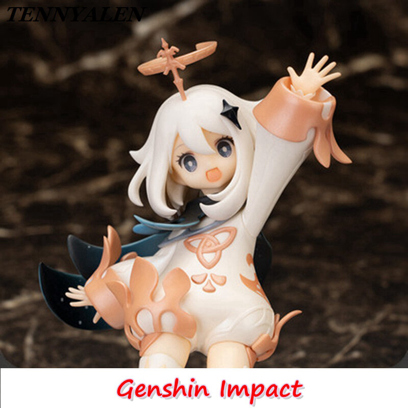 Genshin-figuras de acción de Paimon para niños, accesorios de Anime, regalo de vacaciones, 6,18