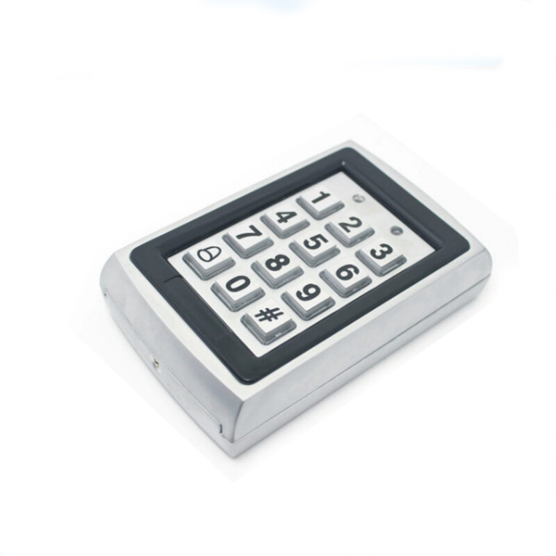 Lecteur RFID en métal 125kHz, clavier de contrôle d'accès de porte de proximité, prise en charge de 1000 utilisateurs, mot de passe numérique électrique, serrure de porte