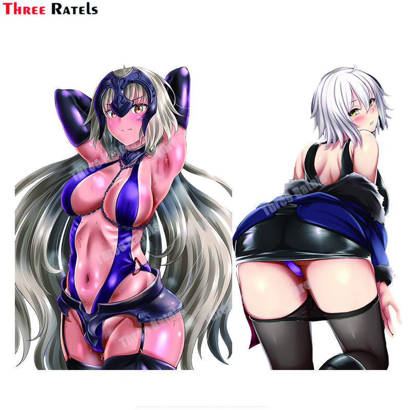 Three Ratels B196 Jeanne D Arc And Jeanne D Arc Fate Sticker For Audi A3 Car Decoration Stickers Sexy Girl Removable Decals