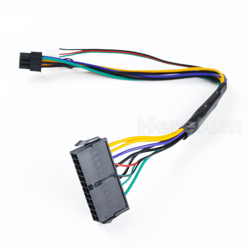 Kabel zasilający ATX 24Pin 24 Pin żeńskie do 6Pin 6-Pin męski Mini 6Pin złącze dla HP Elite 8100 8200 8300 800G1