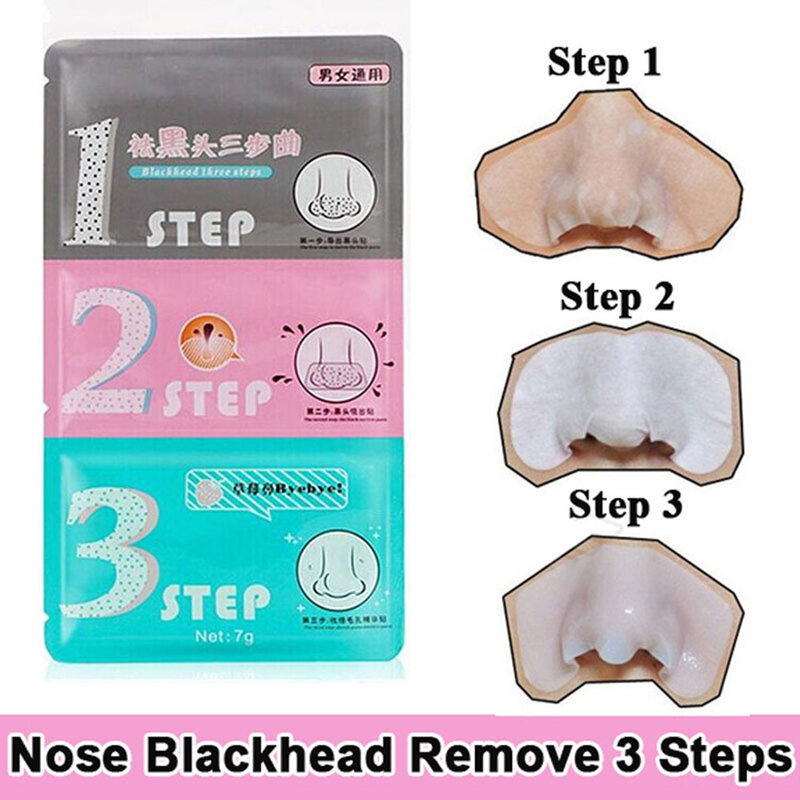 Pegatina de limpieza de espinillas suave para eliminar puntos negros, Trilogía de nariz, máscara de nariz para encoger los poros, Zona T, cuidado de la piel