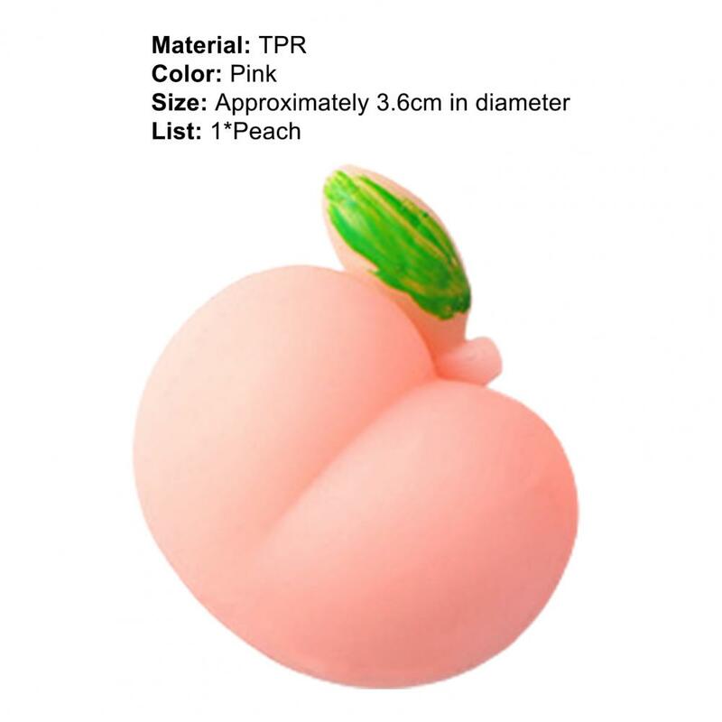 Декомпрессионная персиковая тянущаяся антистрессовая розовая искусственная декомпрессия персиковый Пинцет для пальцев Приятная для кожи резиновая резинка TPR