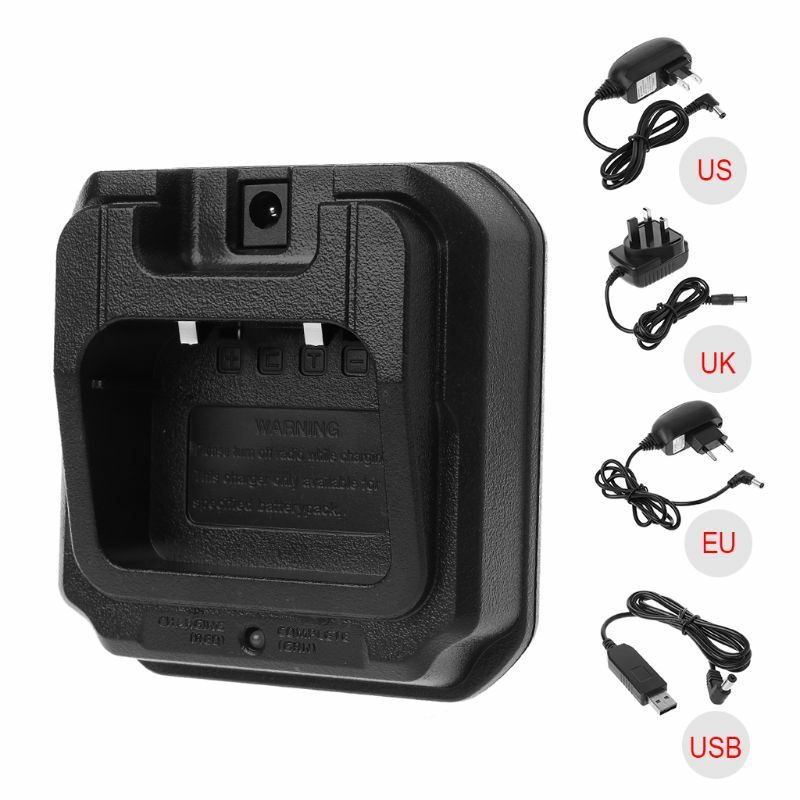 UV-9R USB Base Battery Charger for Baofeng UV-XR A-58 UV-9R GT-3WP UV-5S BF-A58 Walkie Talkie Waterproof Two Way Radio Series