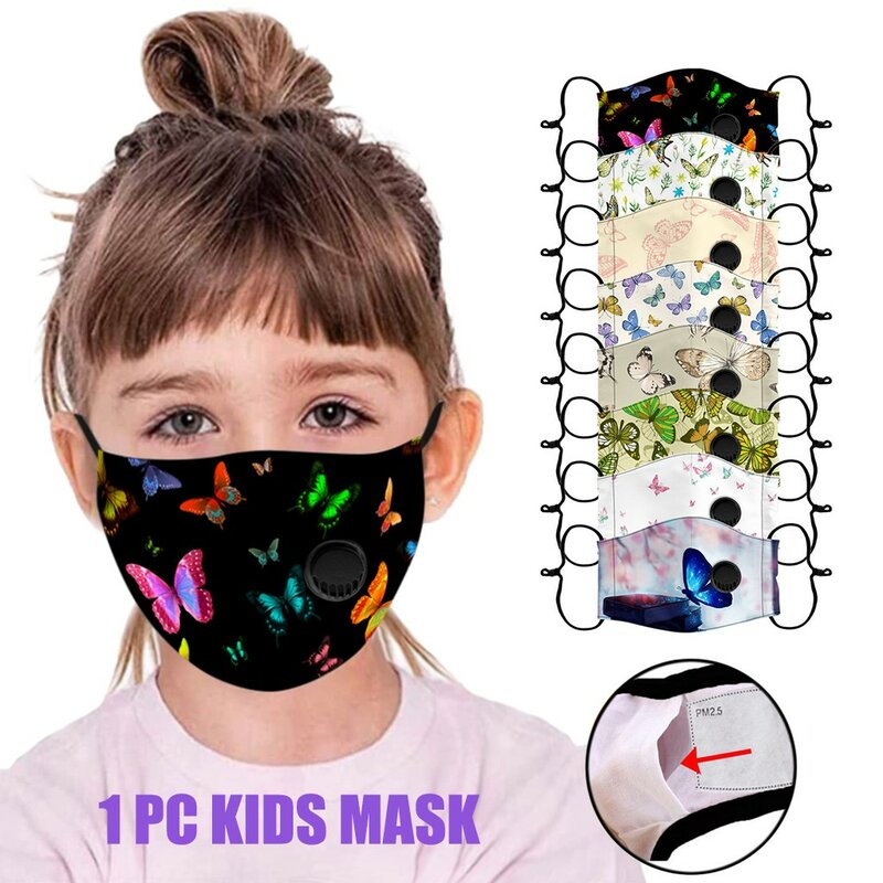 스카프 재사용 가능한 방진 Facemask 어린이 키즈 Windproof Cotton Mouth Facemask Washable 재사용 가능한 야외 Facemask Mascarillas