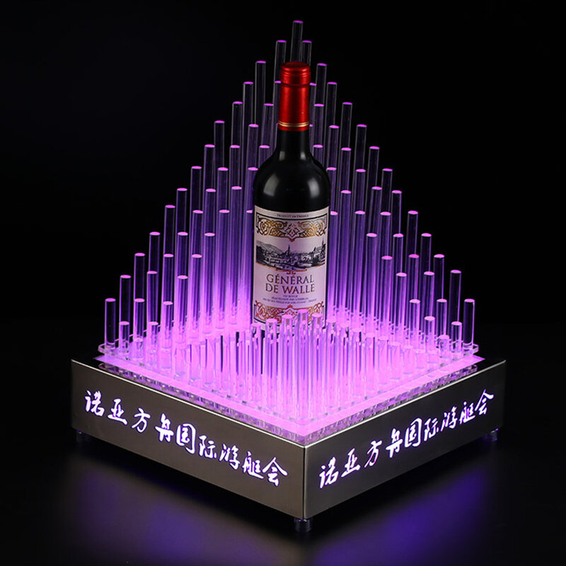 Бар, винная бутылка Presenter LED перезаряжаемые бутылки дисплей Вино Шампанское глорификатор коробка держатель бутылки шампанского для ночного клуба