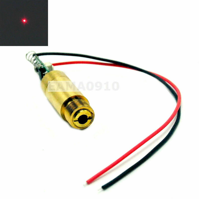 Nuovo modulo punto diodo Laser rosso 650nm 50mW 3-4.5V con modulo Driver e filo in ottone