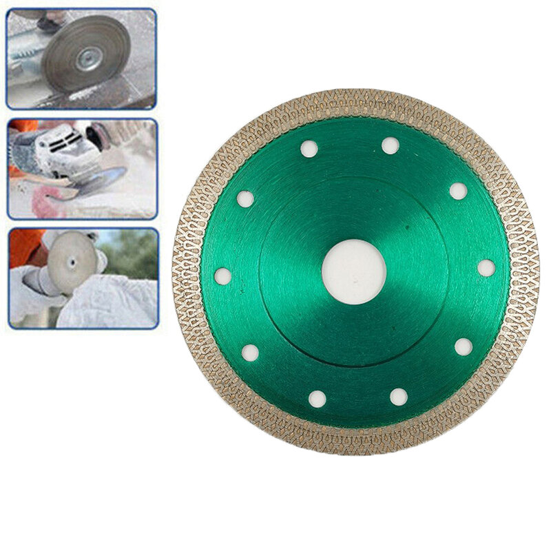 4.5Inch 115mm Dry Wet Diamond Saw Blade Hot Pressed Sintered Mesh Turbo Cutting Disc For Granite Disk Marble Quartz Ceramic Tile