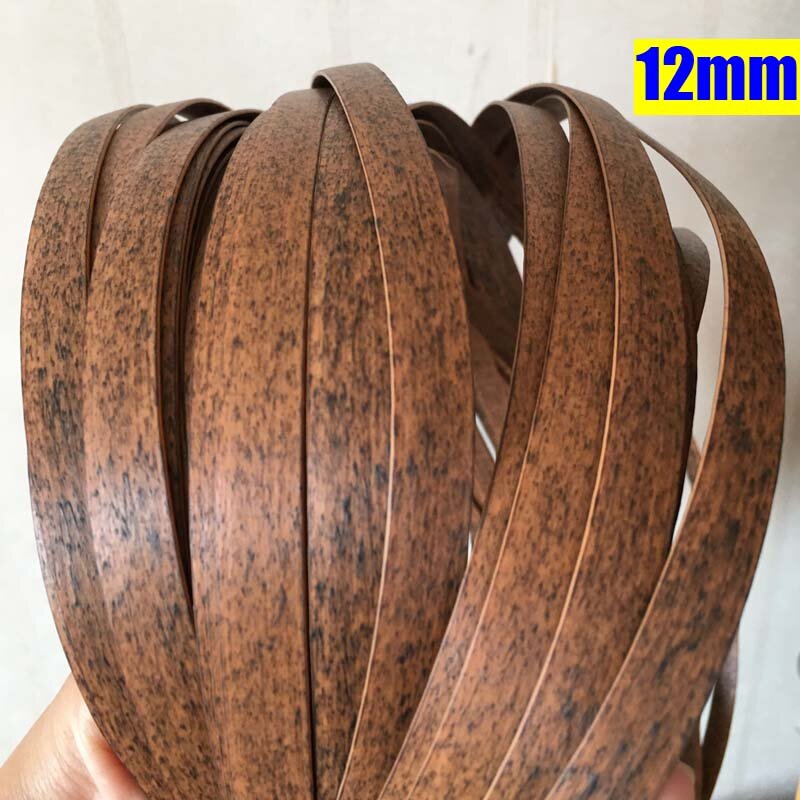 12mm Width 500g Retro Gradient Synthetic PE Flat Rattan Handmade Weaving Material For Knit Repair Chair Basket Table Home Decor