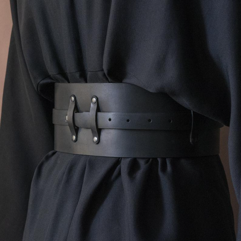 Cinturones góticos para mujer, cinturones Punk de cuero con hebilla, fajas de lujo, corsé de cuerpo caliente, fajas de ancho suave para mujer 2021