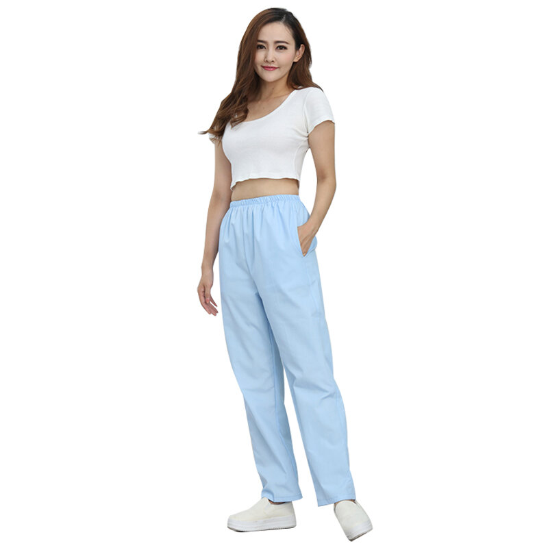 Pantalones Ropa de Trabajo, uniformes, cintura elástica, más uniforme de enfermera, bata, traje de mujer, accesorios de ropa para enfermería