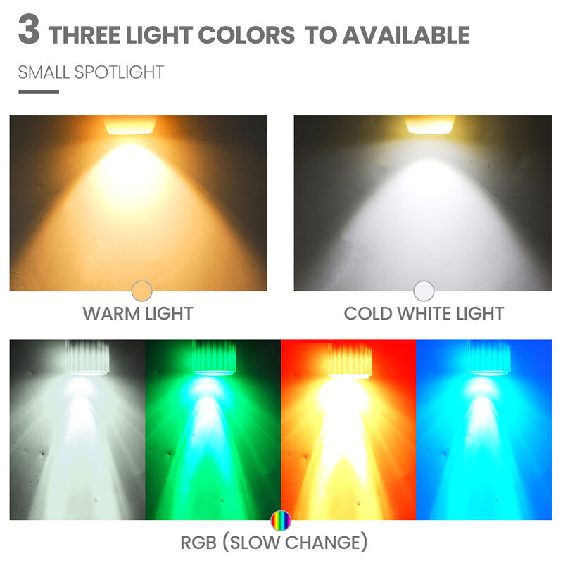 3W LED 오목한 캐비닛 미니 스포트라이트, AC 220v, 다운라이트, DC 쥬얼리 디스플레이, 백색광, 따뜻한 조명, RGB, 느린 색상 변경 조명