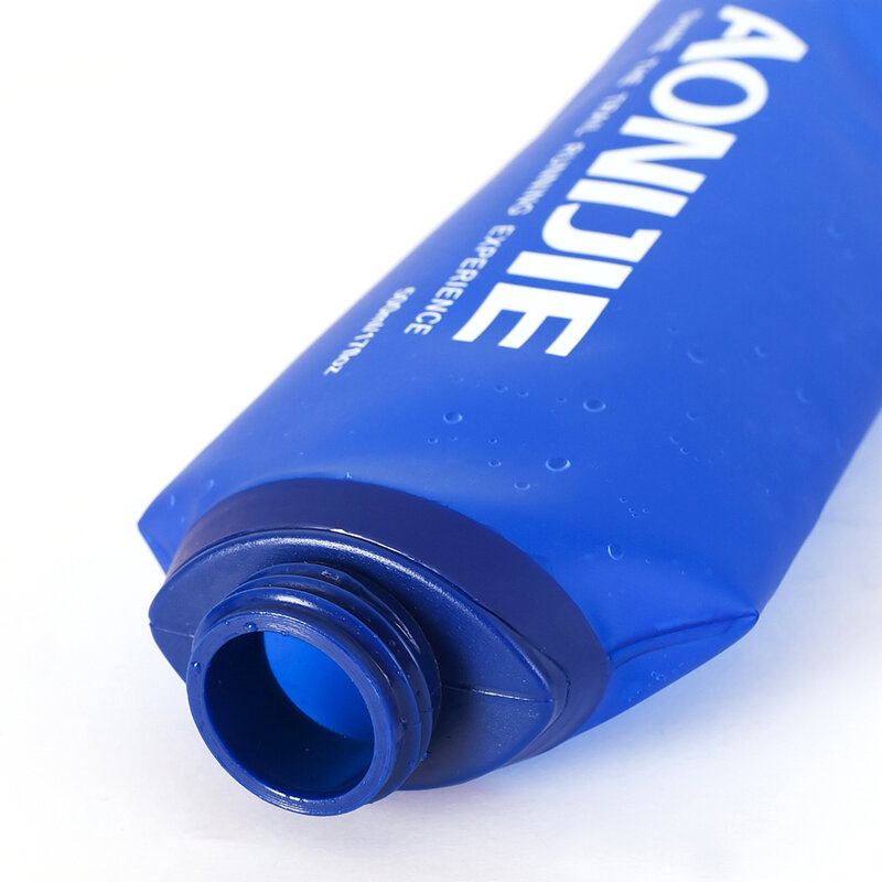 AONIJIE-قنينة ماء, موديل SD09/SD10، 250 مل/500 مل، قارورة خفيفة، قابلة للطي، من بلاستيك TPU، زجاجة مياه، للجري، إرواء الجسم، حقيبة خصر، سترة