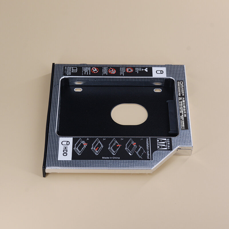 DM DW127S SSD Adapter 127mm Kunststoff SATA 3,0 Festplatte Box Gehäuse Für Laptop CD-ROM
