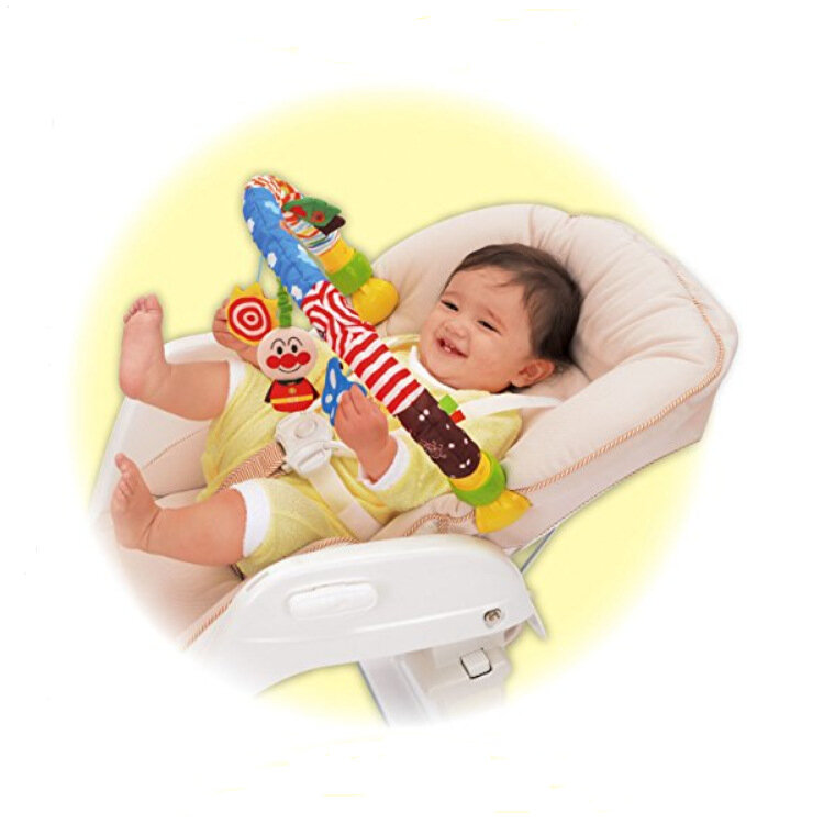 Sonajeros de juguete para cochecito, asiento y cochecito, accesorio para cuna de bebé, campana de mano, cama colgante, juguetes educativos musicales