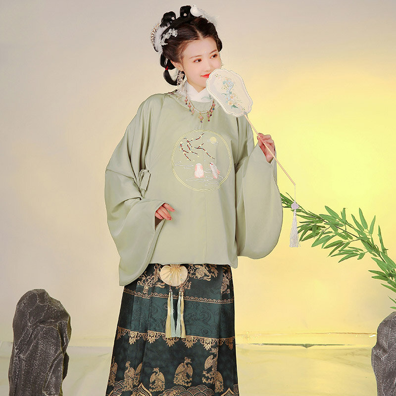 Традиционное китайское элегантное платье ханьфу с вышивкой, костюм для народных танцев, праздничная одежда, костюм принцессы DL7120