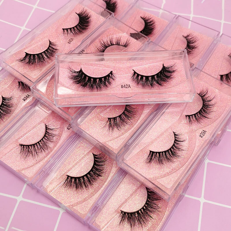 3D cils vison cils maquillage à la main pleine bande cils sans cruauté cils de vison de luxe pour maquiagem cilio faux cils